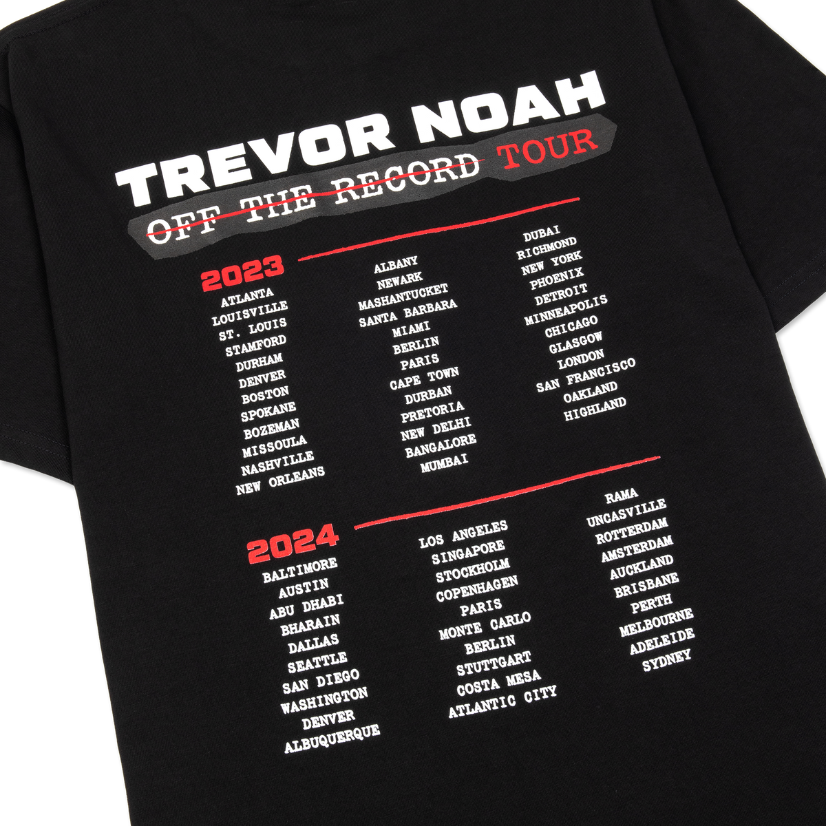 Off The Record '23-'24 Tour Tee