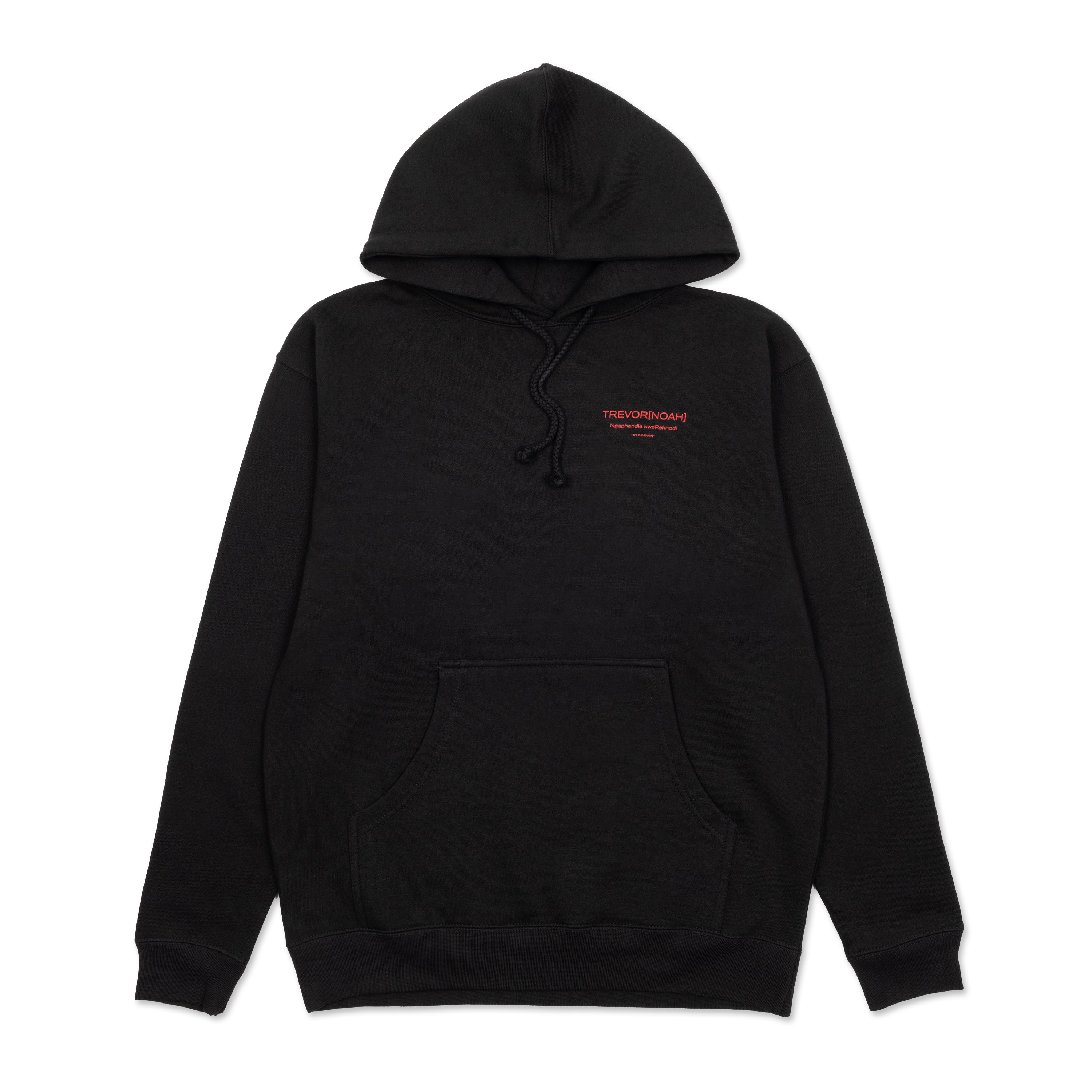 Off The Record Tour Date Hoodie - Black