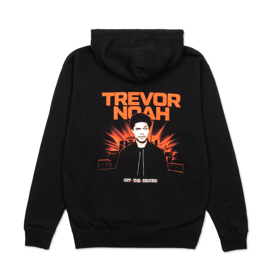 Off The Record Zip Up Hoodie - Black