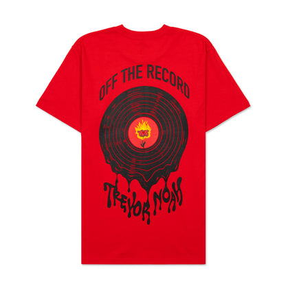 Off The Record Red Drip Tee