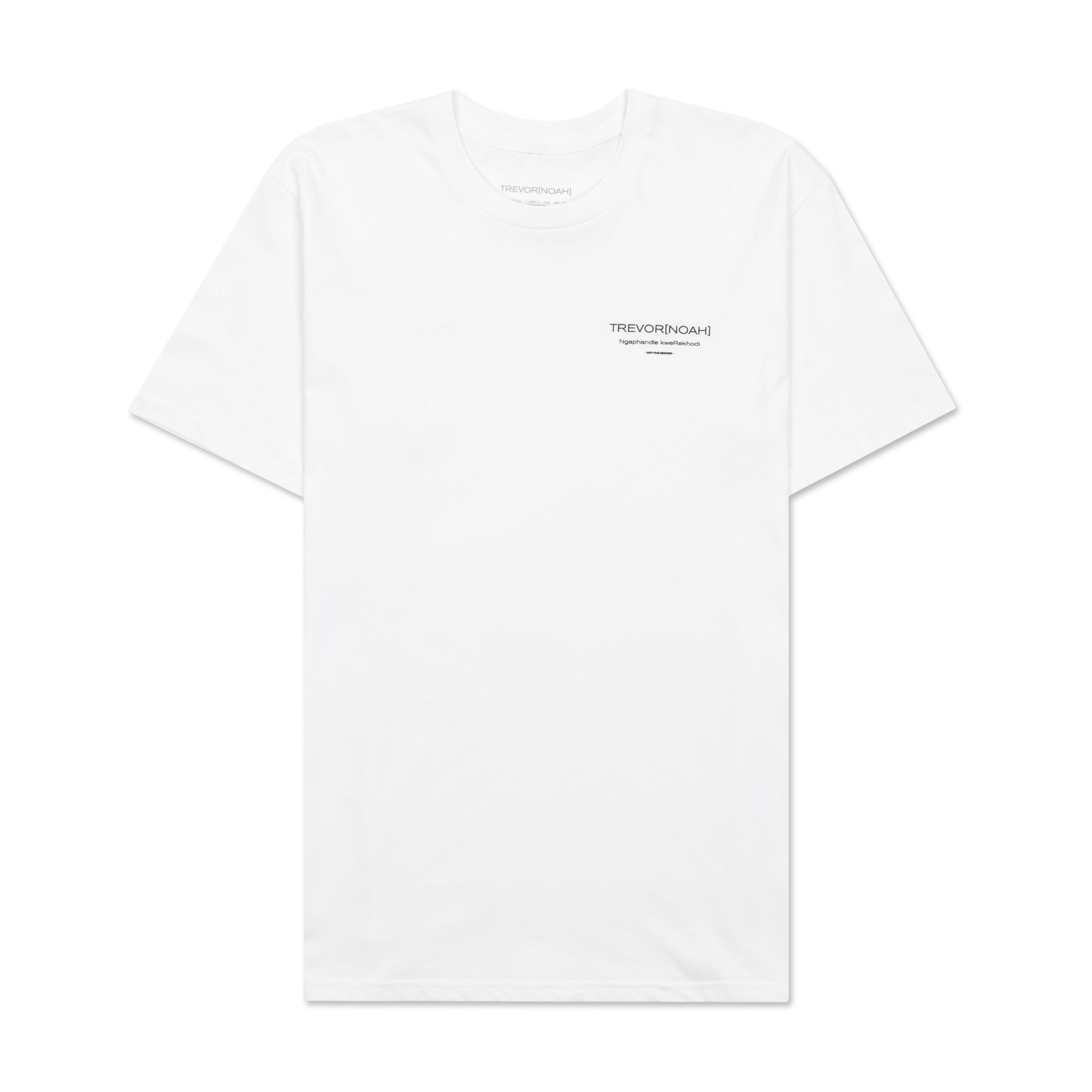 Off The Record Tee - White