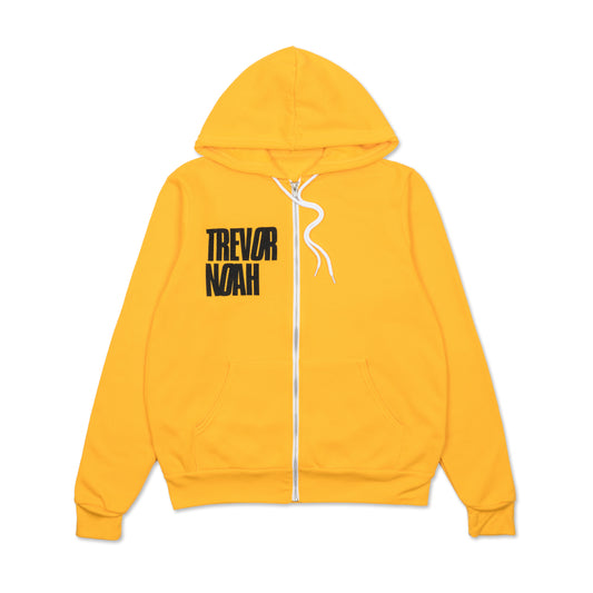Zip Up Hoodie - Yellow