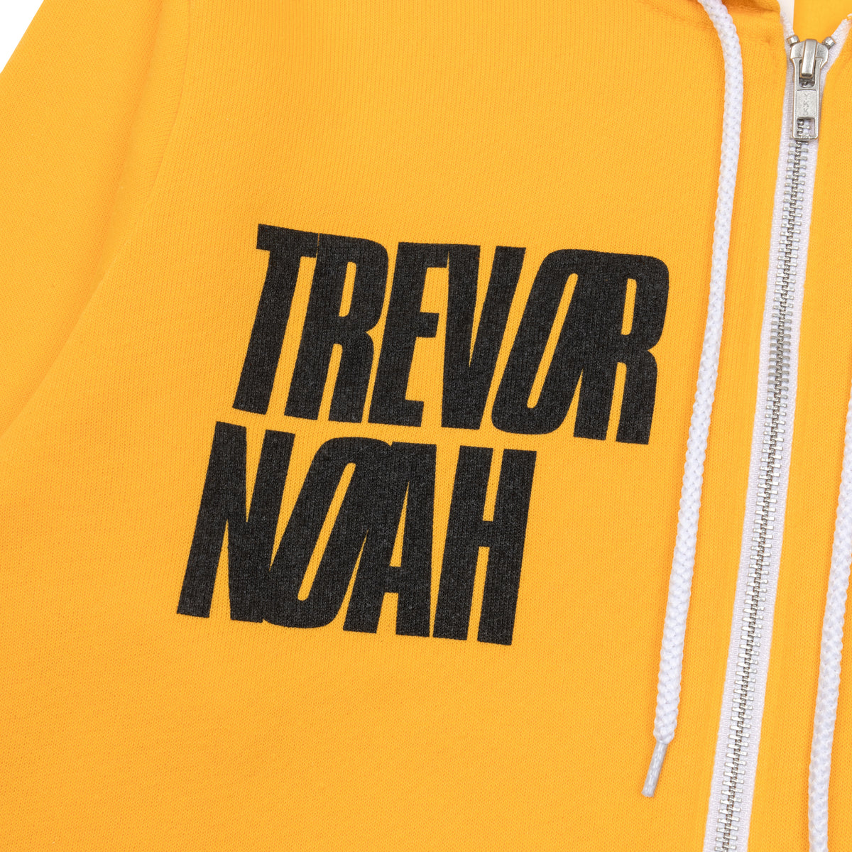 Zip Up Hoodie - Yellow
